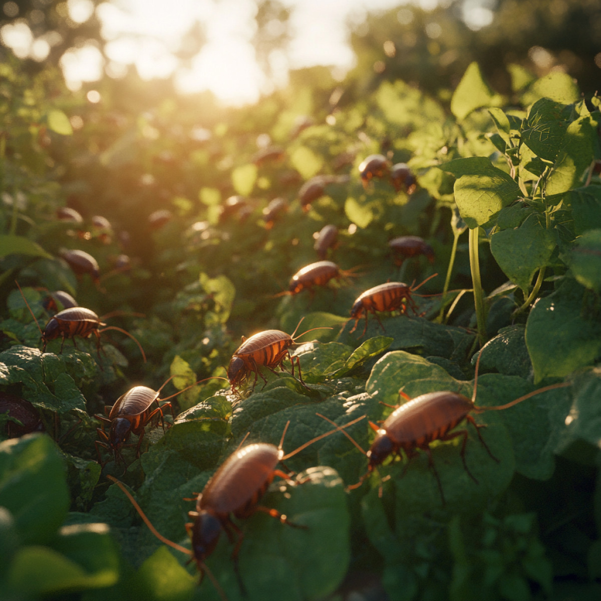 Méthodes naturelles déradication des blattes du jardin