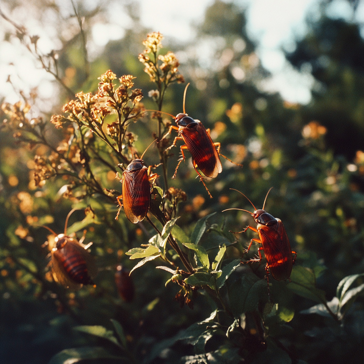 Origines et raisons de présence des blattes de jardin