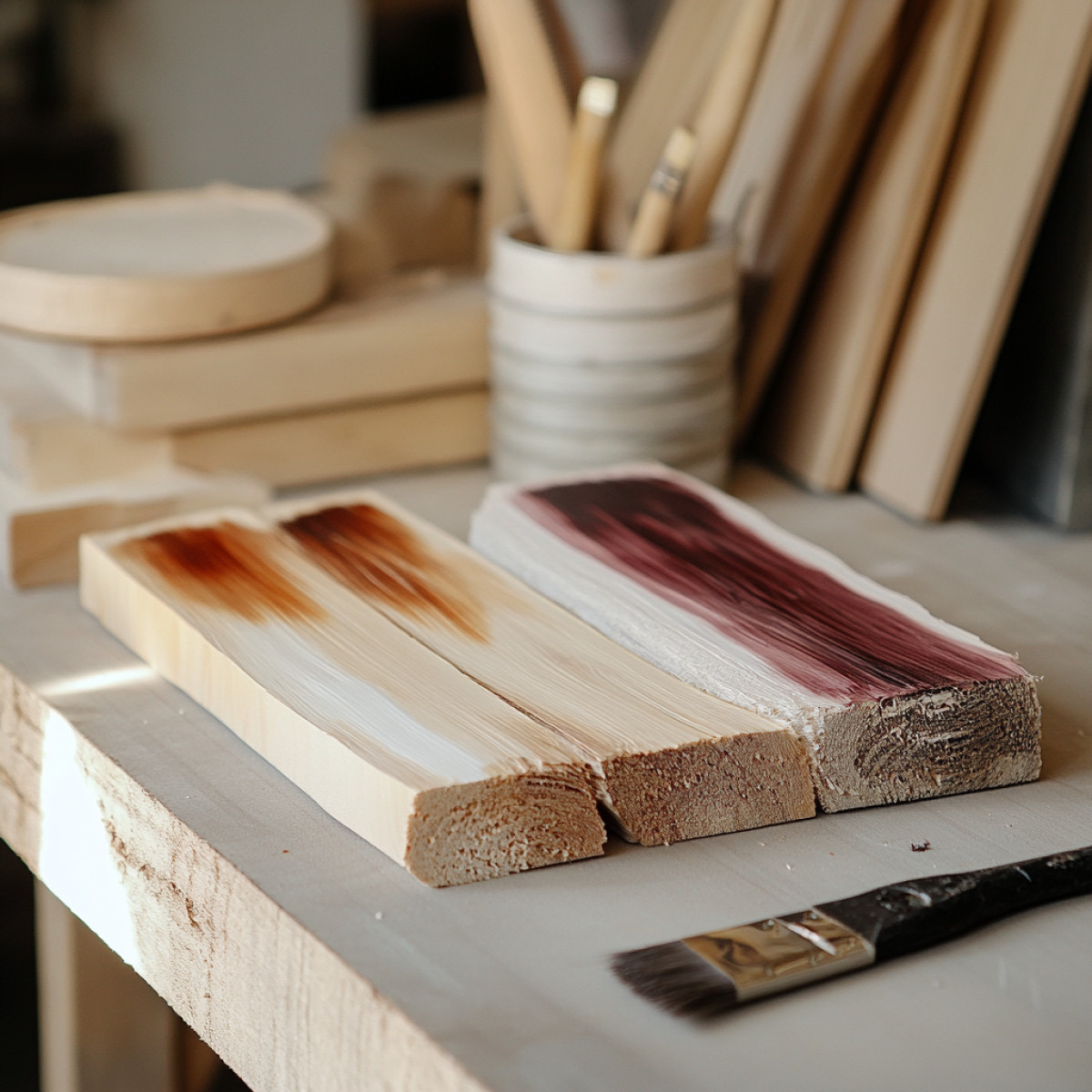Blanchir le bois avec un colorant : guide étape par étape