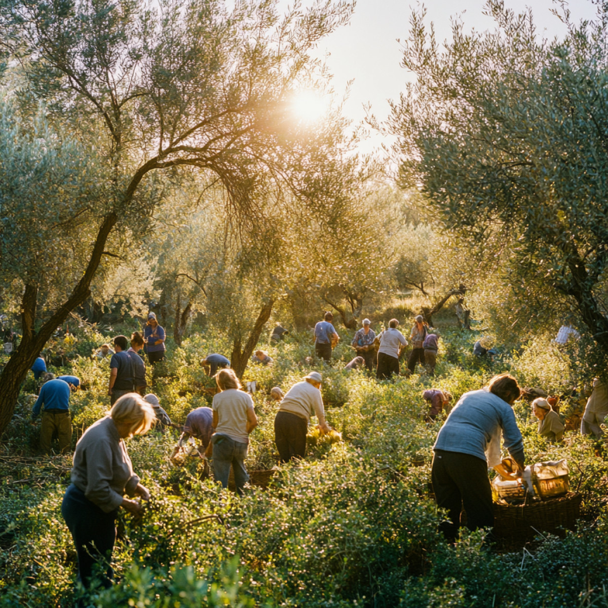 Possibilité et lieux de récolte personnelle des olives