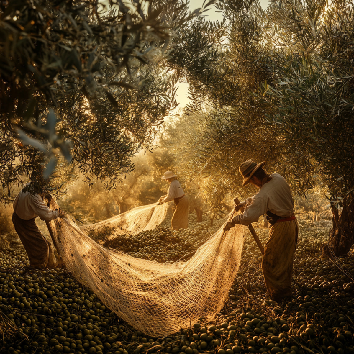 Procédure de cueillette des olives