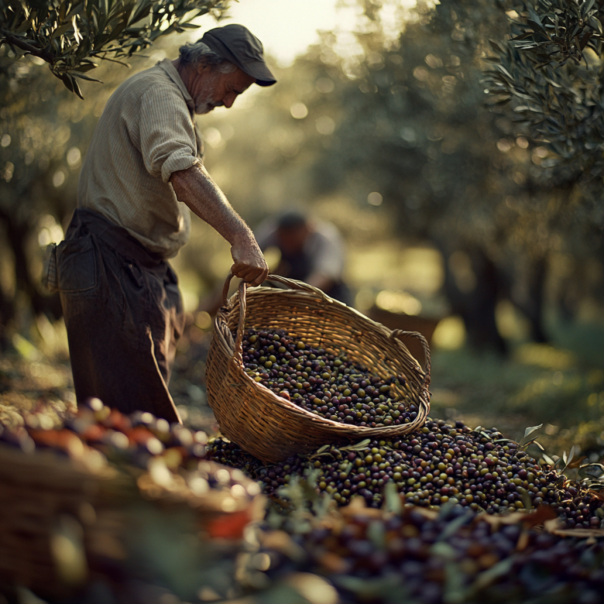 Processus de collecte des olives