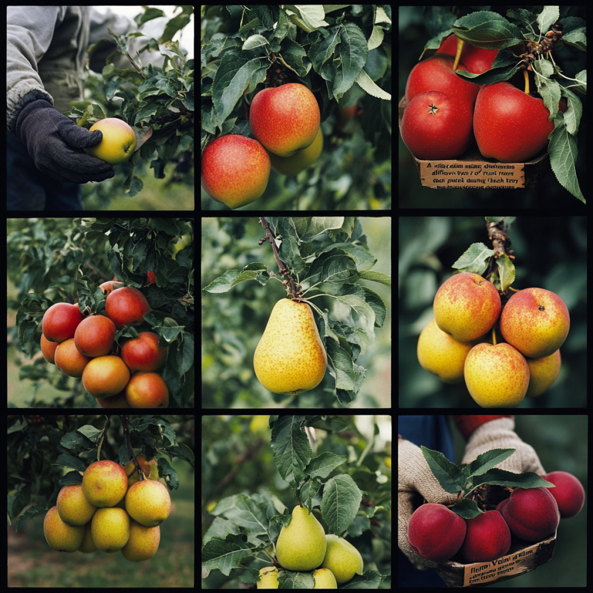 Type darbres fruitiers et leur taille